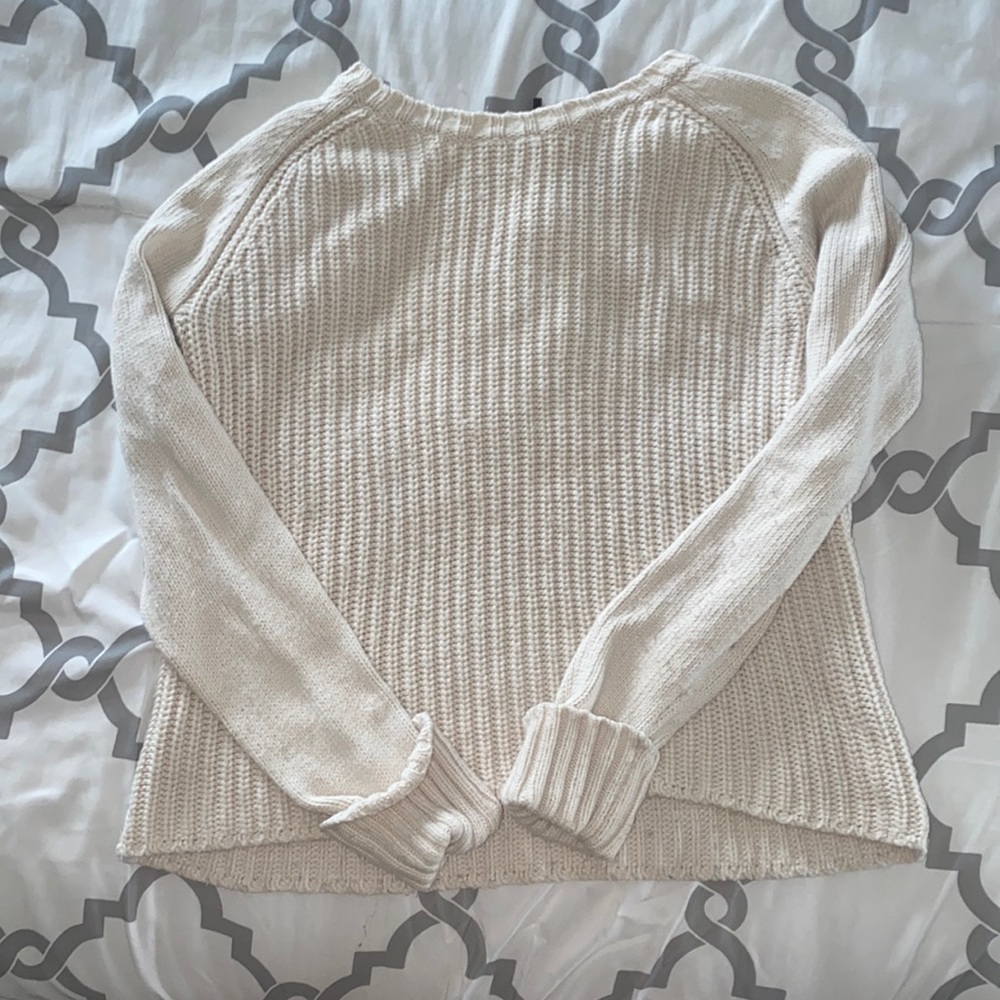 Cream Knit Sweater